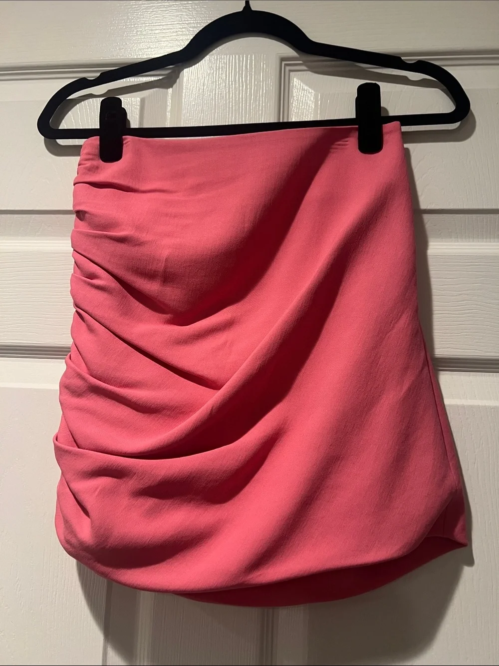 THE SEI Ruched Pink Women’s Mini Skirt SIZE 0